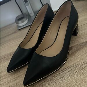 Coach black heels